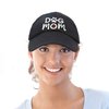 DALIX Dog Mom Baseball Cap Women's Hats Dad Hat in Black