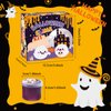 Funewest 6 Packs Halloween Crystal Slime Clear Slime Kit for Girls Boys Ages 8-12, Non Sticky Fluffy Slimes for Kids, Party Favors with Spooky Add Ins, Stress Relief Jelly Slimes Toys