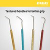 ENKAY - Dental Pick Set with Colored Handles, 7 Pieces