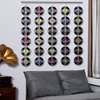 Boao 35 Pcs 50s Party Decorations 7 Inch 1950's Record Wall Decor Rock and Roll Party Decorations Retro Aesthetic Record Sign Cutouts for 50's Themed Party Music Party Supplies