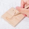Wooden Arabic Alphabet Tracing Boards, Montessori Arabic Letters Puzzle, Arabic Learning Toys for Kids, Islamic Baby Gifts