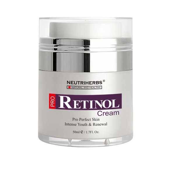 Neutriherbs Retinol Cream for Face,Night Facial Moisturizer Rich Vitamin A,Reduce Fine Lines and Smooth Wrinkles, Anti Aging Skincare - 1.7 fl.oz