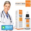 ViolaSkin Vitamin C Serum - Anti Ageing, Hydrating & Brightening Serum for Face with Hyaluronic Acid - Uniquely Designed Day & Night Serum