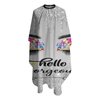Carwayii Barber Cape Hello Butterflies Gorgeous Silvery Glitters Salon Hair Cut Apron Barbershop Kits For Women 55''X66''