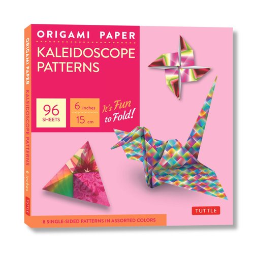 Origami Paper - Kaleidoscope Patterns - 6" - 96 Sheets: Tuttle Origami Paper: Origami Sheets Printed with 8 Different Patterns: Instructions for 6 Projects Included (Tuttle Specials)