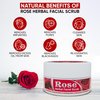 HERBOGANIC Rose Herbal Facial Scrub | Pure Herbal |Exfoliating Rose Scrub for Cleansing and Nourishing | Rose Body Wash Scrub | All Natural | Equally Effective for Men and Women | 5.30 oz…