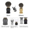 Tonhawness Shaving Brush Kit for Men, 4 in 1 Shaving Brushes Set Includes Badger Hair Shave Brush, Shaving Bowl & Stand and Shaving Soap Kit for Men’s Shave Gift