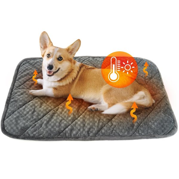 ARGOPET Self Warming Cat Bed (30"x19") Self Heating Cat Mat Warm Thermal Pet Pad with Anti-Slip Bottom Machine Washable Dog Crate Pad for Outdoor and Indoor Pets.