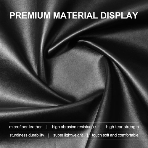 CASMONAL Checkbook Covers for Personal Checkbook Holder RFID Premium Leather Checkbook Cover for Duplicate Checks （Black）