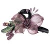Hair Clips for Women - Copper Wire Hand-woven High-level design Hair Claws Elegant Flower Hair Accessories, Crystal Hair Claw Barrettes for Ladies Thin Thick Hair, Mother's Day Gifts (Pink)