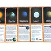 Set of Solar System Flash Cards for Toddlers(15Count)|Kids Learning Flashcard & Montessori Pocket Cards|Perfect for Pre-K Decor Background Wall Stickers,Teacher/Autism Therapists Tools