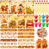 Seajan 110 Pcs Fall Party Favors Thanksgiving Party Favors Autumn Thanksgiving Piñata Stuffer Fall Thanksgiving Day Reward Gift Fall Goodie Bag Filler for Thanksgiving Day Fall Harvest Party Supplies