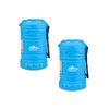 Cascade Mountain Tech Collapsible Flash Pop 2-in-1 Lantern/Flashlight, 2 Pack - Blue, Perfect Lighting for Camping, BBQs and Emergency Light - Batteries Not Included