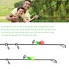 OHOH LED Night Fishing Rod Bite Bait Alarm Light with Twin Bells Ring Fishing Bite Alarm Indicator On Fishing Rod (10 Red Lights and 10 Green Lights)