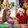 Fancy Land 16 Sets Christmas Crafts for Kids Holiday Winter Foam DIY Christmas Wreath Ornaments Craft Kits Christmas Activities Classroom Home Decorations