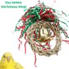 Bonka Bird Toys 9004 Christmas Ring Small Bird Toy Cockatiel Parakeet Xmas