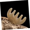 FOMIYES Five-Tooth Massage Comb guasha Board detangler Brush sha Scraping Massager Shampoo Brush gua sha Jade Stone guasha Scraper Head Massage Comb Jade Comb Scrubber Waste Horns Body