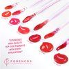 FORENCOS Soak Vegan Lip Tint/Stain, Water Gel Formula, Weightless & Non-sticky Finish, Vivid Color, Smudge-proof, Cruelty-Free, Korean Makeup, Waterproof, 0.11 oz (13 Ete)