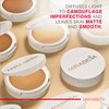 Mirabella Invincible For All Pure Pressed Powder Foundation Makeup, Buildable Mineral Foundation & Blurring Setting Powder for All Skin Types - HD Matte Finishing Powder - Medium M10