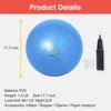 PRIMASOLE Exercise Ball for Balance Stability Fitness Workout Yoga Pilates at Home Office & Gym 45cm Blue
