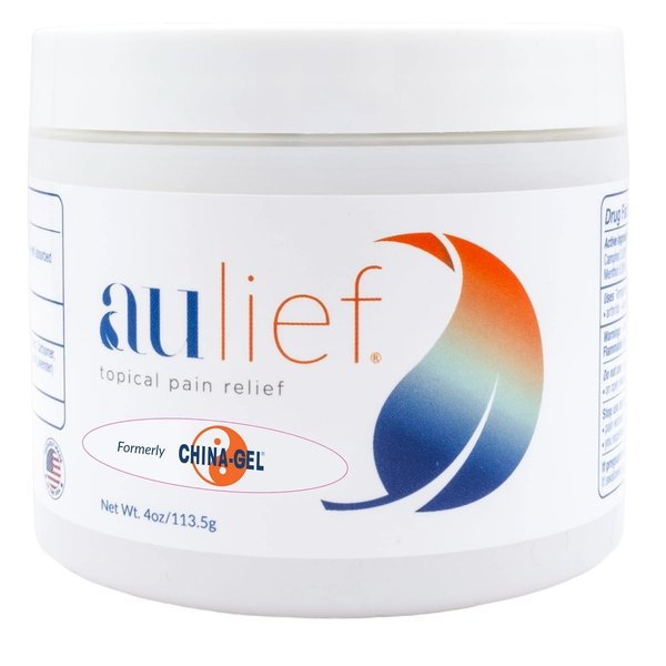 China-Gel Topical Pain Reliever Cream - Herbal Therapeutic Massage Cream to Help Sooth Away Muscle and Joint Discomfort, Dye-Free White Gel, 4 oz Jar