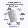InnoSupps Night Shred™ GLP-1 | Nighttime Metabolic + Sleep Support* | Akkermansia + Ashwagandha | 60 Capsules. 30 Servings.