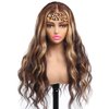 SUPERLOOK Hair Band, 6PCS Elastic Leopard Print Bands for Wig Edges, Wig Holding Band for Wigs Edge Wrap, Adjustable Velcro Wig Band, Ultra-fine Polyester Fiber and High Elastic Latex