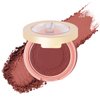 Oulac Plummy Brown Blush Makeup Powder| Rich Color Cream Blush Blendable| Natural Matte Tan Skin| Vegan &Cruelty-Free | 02 Cheek to Cheek 4.8g