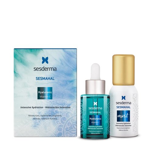 Sesderma SESMAHAL Hyaluronic Liposomal Serum 1.0 fl. oz + Mist 1.0 fl. oz | Ultra Hydrating Kit | Vitamin C