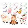 Farm Animals Streamers - Charming Barnyard Party Decorations for a Fun and Rustic Celebration