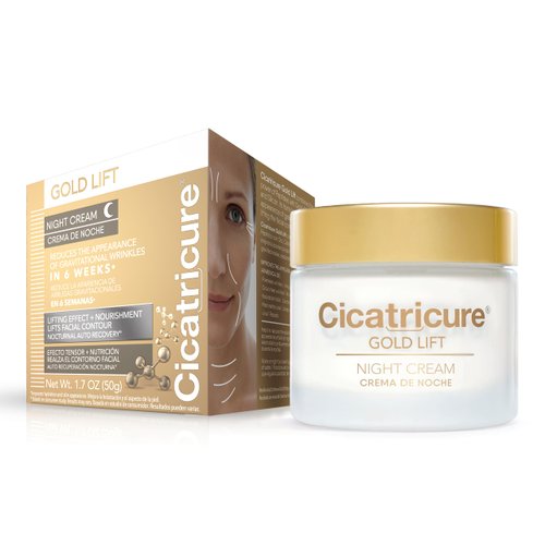Cicatricure Gold Lift Night Cream, Anti Aging Facial Moisturizer, Hydrating Skin Care with Gold, ...