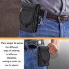 Phone Pouch,Cell Phone Holster, Multi-Purpose Phone Belt Pouch,Tactical Phone Case Tool Holder, Molle Cell Phone Pouch Carrying Case, Men’s Waist Pocket for Hiking, Camping, Belt Pouches for Men