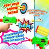 JA-RU Mini Foam Dart Gun Kids Toys (4 Toy Gun Pistol) w/ 5 Refill Soft Bullet Foam Darts. Toy Guns for Boys, Bulk, Birthday Favors & Party Supplies 5483-4p