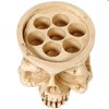 Tattoo Ink Cup Holder,New Star Tattoo 7 Holes Hard Skull Resin Tattoo Ink Cap Cup Holder Stand For Tattoo Supplies Permanent Makeup Tattoo Kit Tattoo Accessory