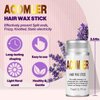 Acomler Wax Stick for Hair,Hair Wax Stick,Hair Wax Stick for Flyaways,Slick Stick for Hair Non-greasy Styling Hair Pomade Stick (Pack of 2 Silver)