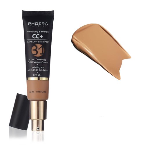 MAEPEOR Full Coverage Foundation 6 Colors Mattle Oil-Control Liquid Foundation Anti-Aging Color Correcting Cream Foundation for All Skin Tone (160 Sand)