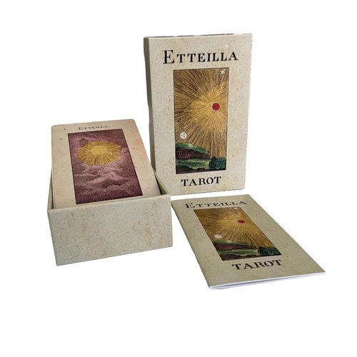Vieux Monde Express Etteilla Tarot Deck & Guide | Vintage Facsimile | Made in USA