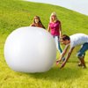 5 Feet White Giant Beach Ball Inflatable Inflatable Ball Massive Beach Decorations Supplies for Water Games Birthday Summer Hawaiian Tropical Party (5 ft)