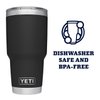 YETI Rambler 30 oz Stainless Steel Vacuum Insulated Tumbler w/MagSlider Lid, Black