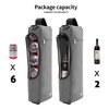 OSPUORT Golf Cooler Bag Waterproof Insulated with Detachable Shoulder Strap - Hold 6 Pack of Cans or Two Bottles of Wine (Grey)