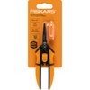 Fiskars Micro-Tip Pruning Snips - 6" Garden Shears with Sharp Precision-Ground Non-Stick Coated Stainless Steel Blade - Gardening Tool Scissors with SoftGrip Handle