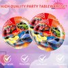 40 Pieces Cars Birthday Party Decorations Racing Car Party Decorations Hot Car Tableware Set Racing Car Plates Napkins Party Supplies Kit for Kids Boys Racing Birthday Decorations