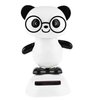 Qintreesify Black and White Solar Dancing Panda Bear Tiger - Shaking Dancing, Car Dashboard Ornament, Dancing Animal Figurine for Car Interior Home Desk Decorations Solar Power Kits,Car Accessories