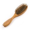 Breezelike Hair Brush for Women - No Static Wooden Bristle Detangler - Natural Wood Aroma Detangling Sandalwood Hair Brush