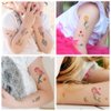 Temporary Tattoo for Kids, Waterproof Body Art Stickers, 100pcs Fake Tattoos Pattern, Cute Cartoon Tattoo Decorations, Birthday Party Favor Supplies Gift for Boys Girls Children Toddler Teens Mermaid