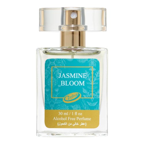 Zoha, Jasmine Bloom Perfume for Women and Men, Alcohol-Free Hypoallergenic Vegan Fragrance Oil-Mist