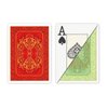 DA VINCI Persiano, Italian 100% Plastic Playing Cards, 2-Deck Set Poker Size Jumbo Index, with Hard Shell Case and 2 Cut Cards