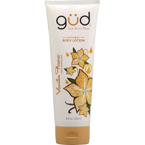 Gud Natural Vanilla Flame Body Lotion, 8 fz (Pack of 3)