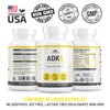 ALPHA RISE ADK Vitamin Supplement + Olive Oil for Better Absorption | ADK 5 Supplement with Vitamin A D and K | 5000 iu of Vitamin D3 + K2 (MK7+MK4) | 90 Liquid Capsules | Vegetarian | Non-GMO