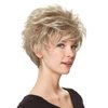 Perk Avg Cap Color G20+ Wheat Mist - Gabor Wigs 4" Short Spiky Smooth Classic Cut Flexlite Synthetic Personal Fit Cap Textured Layers Bundle MaxWigs Hairloss Booklet
